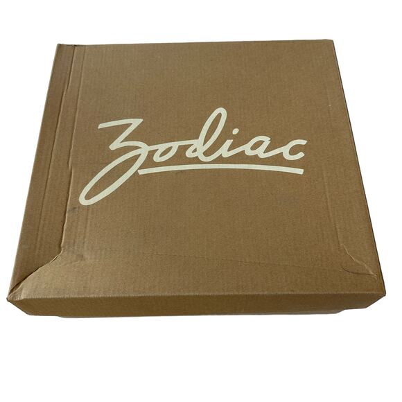 Zodiac Boots Phoenix Snakeskin Black Tan Square Toe Ankle Boot Women's Size 5M - Picture 10 of 11